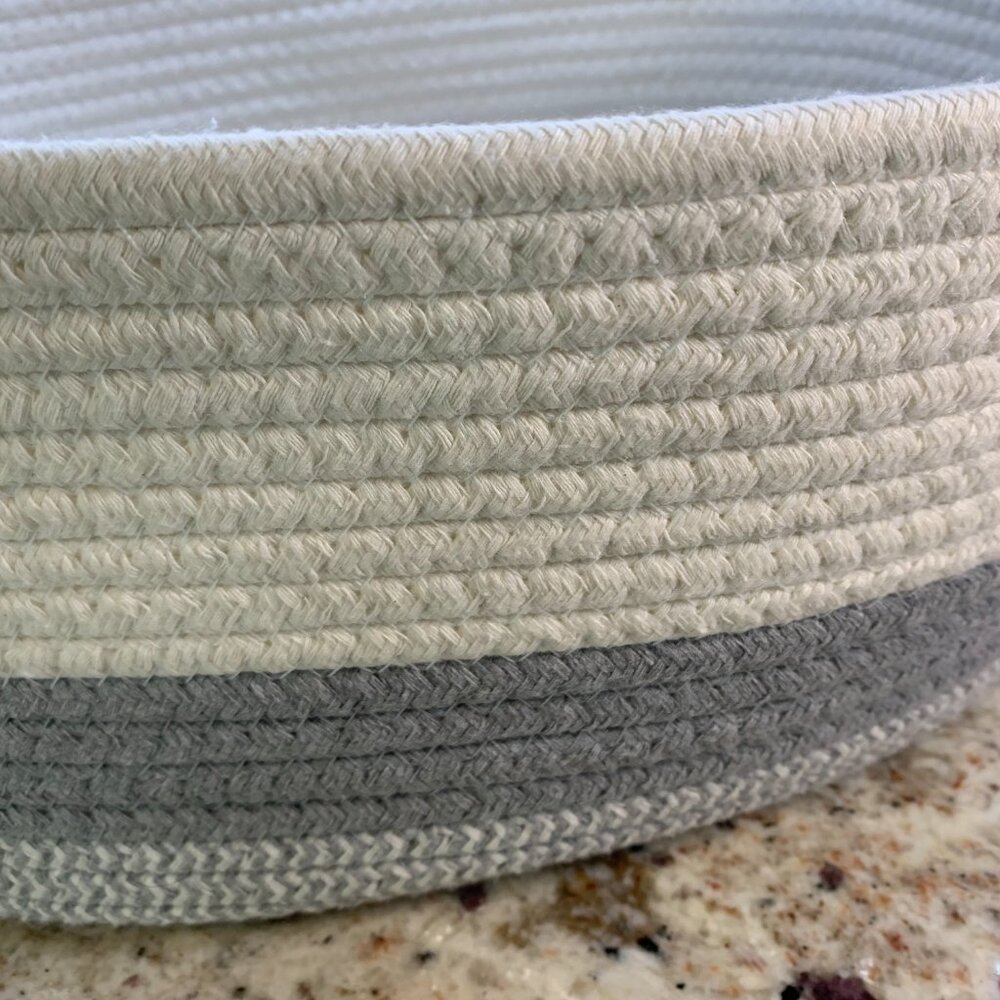 Rope Cotton Basket - NWOT - Picture 4 of 5
